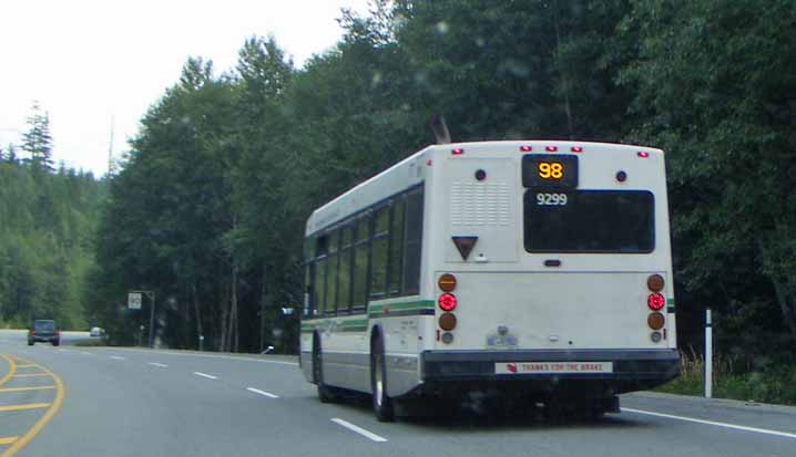 BC Transit Whistler NovaBus 9299